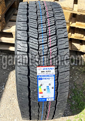 Otani OH-322 (приводная) 285/70 R19.5 146/144M 16PR - Фото реальногго протектора с этикеткой